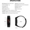 NEW M5 BAND SPORT WRISTBAND HEART RATE AND BLOOD PRESSURE MONITOR FOR iOS AND ANDROID - Image 4